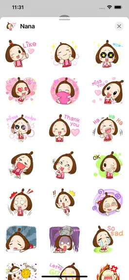 Game screenshot Nana - Little Girl Sticker mod apk