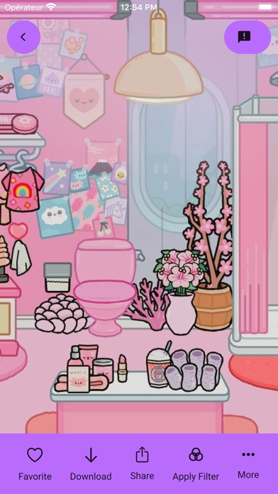 Purple Toca kuromi House Ideas Screenshot