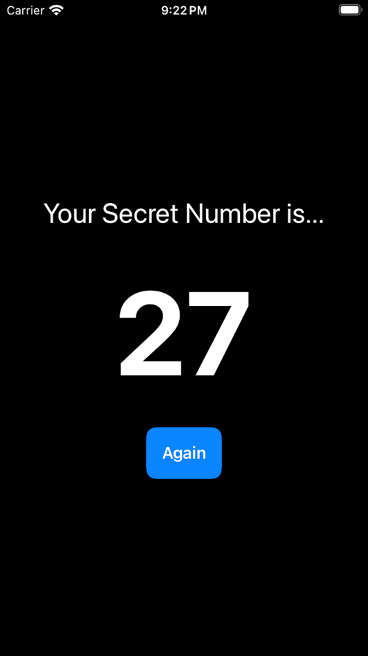 #3. Magic Number Guesser (iOS) 由: Mitchell Ryan Gottlieb