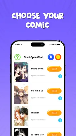Game screenshot Comic Chat - Make Friends hack