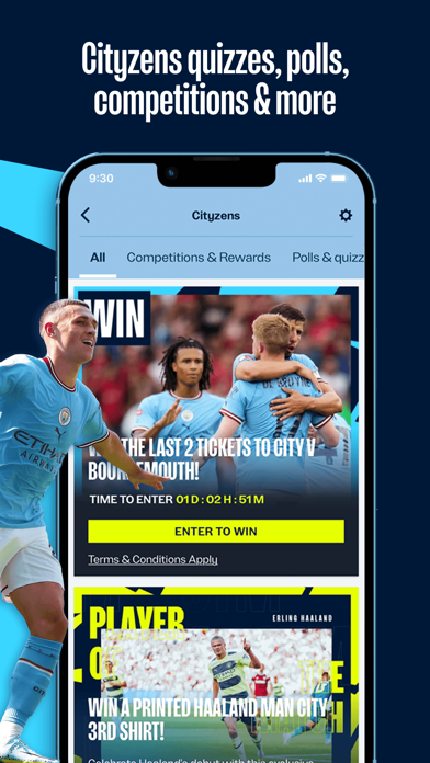 Manchester City Official App Screenshot