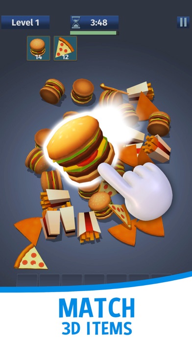 Tasty Match 3D Restaurant! Screenshot