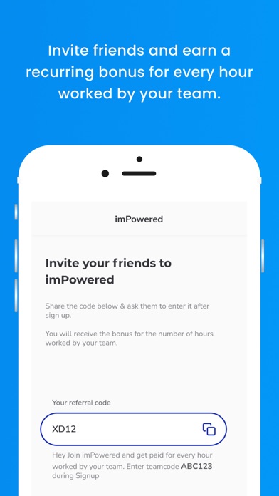 impowered Caregiver Screenshot