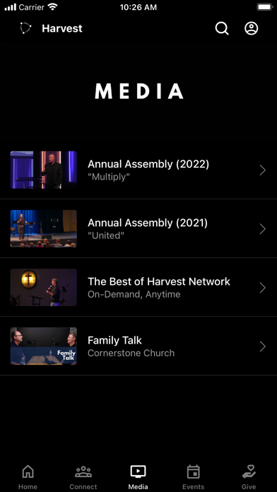 My Harvest Network Screenshot