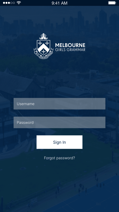 Melbourne Girls Grammar eVI Screenshot