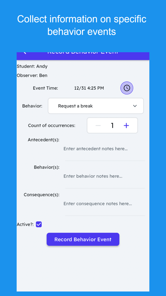#2. Behavior Trackr (iOS) Podle: Radiate LLC