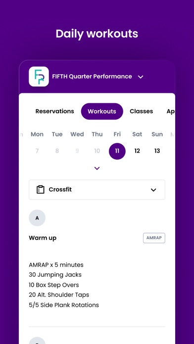 F.I.F.T.H Quarter Performance Screenshot