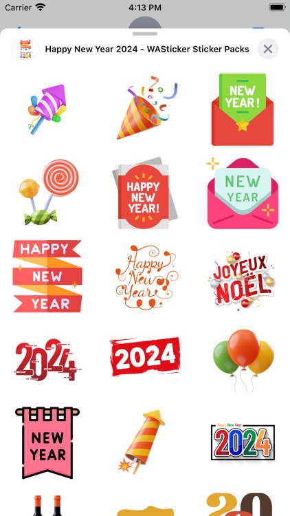 Happy New Year 2024 -WASticker screenshot-3