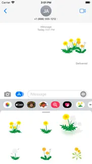 sticker dandelion iphone screenshot 2