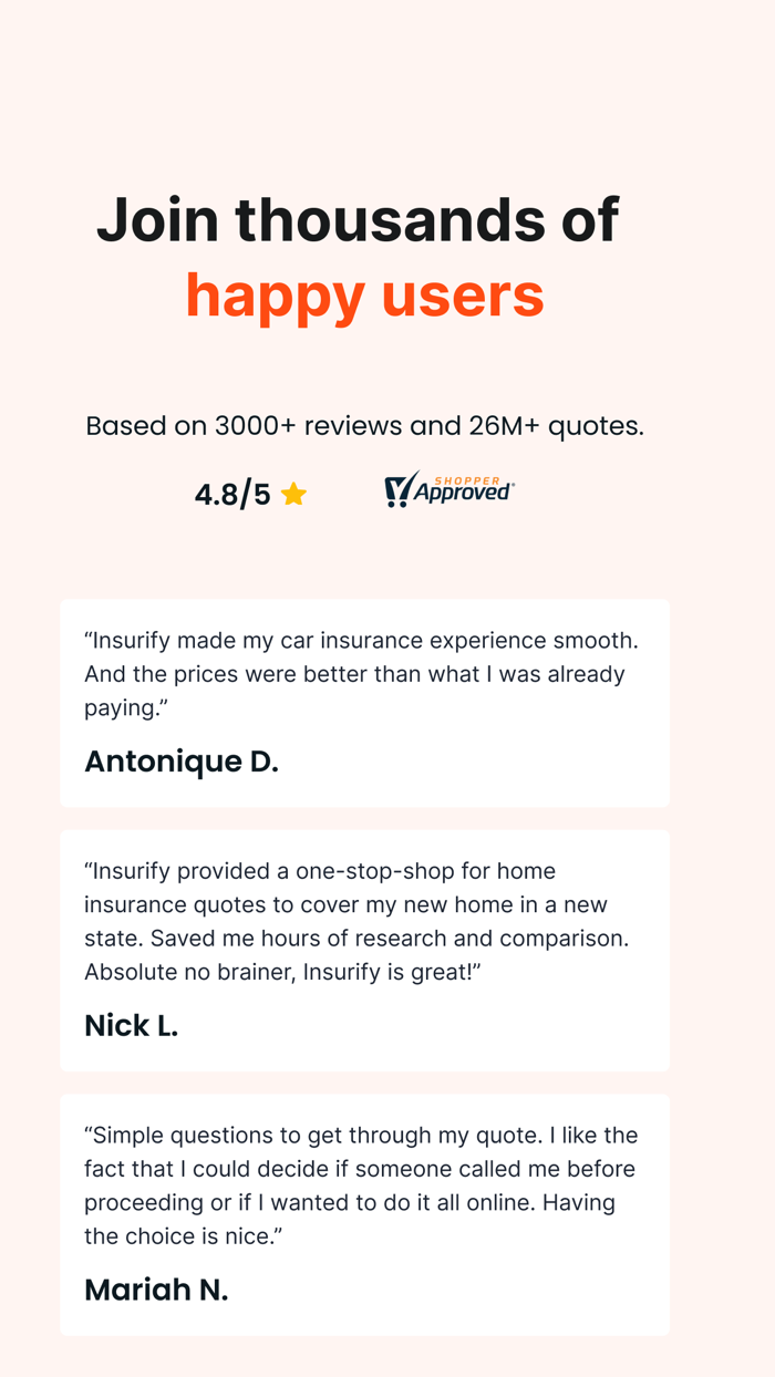 Insurify Compare Car Insurance