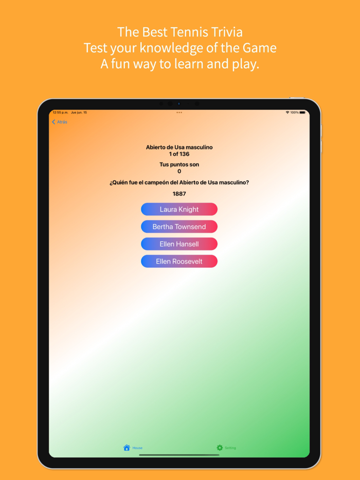 Best tennis league trivia