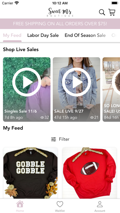 Sweet M's Boutique Screenshot