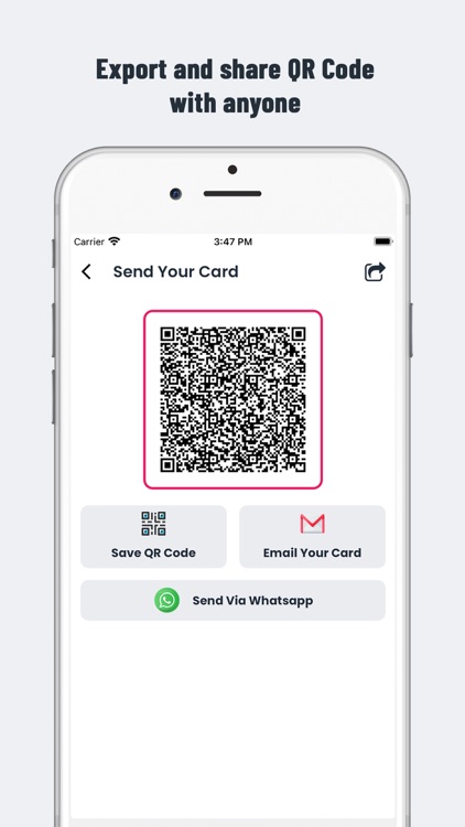 QRCards: Digital Business Card screenshot-4