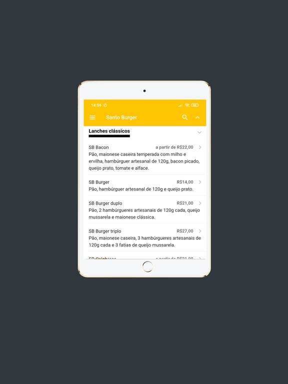 App screenshot