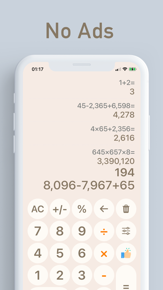 #3. Calculator History&calc (iOS) Podle: 智平 刘