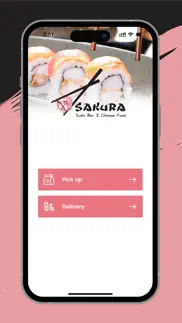 sakura sushi & chinese food iphone screenshot 3