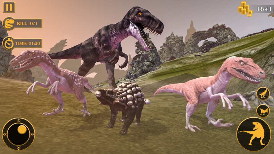 #1. JUNGLE DINO SIMULATOR 3D 2021 (iOS) 来自: Usman Musaddiq