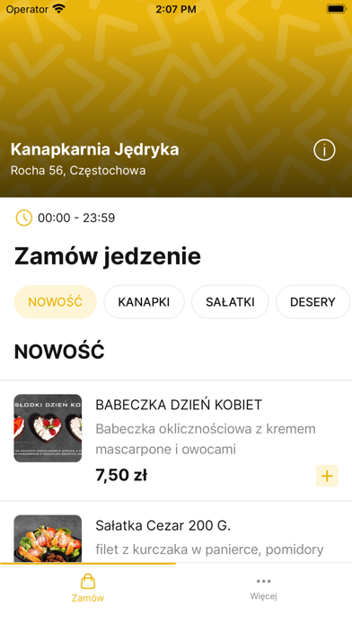 Kanapkarnia Jędryka Screenshot