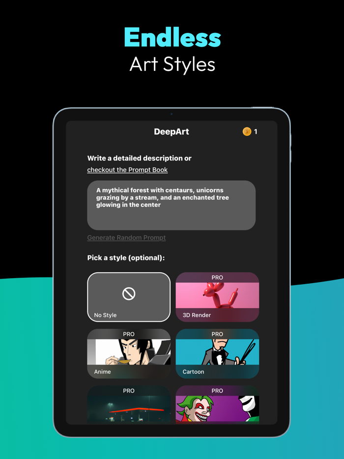 DeepArt - AI Image Generator