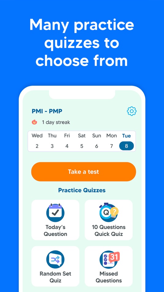 #5. PMI PMP Exam Prep Test 2025 (iOS) 게시자: Best Fun Games