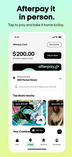 afterpay stores list