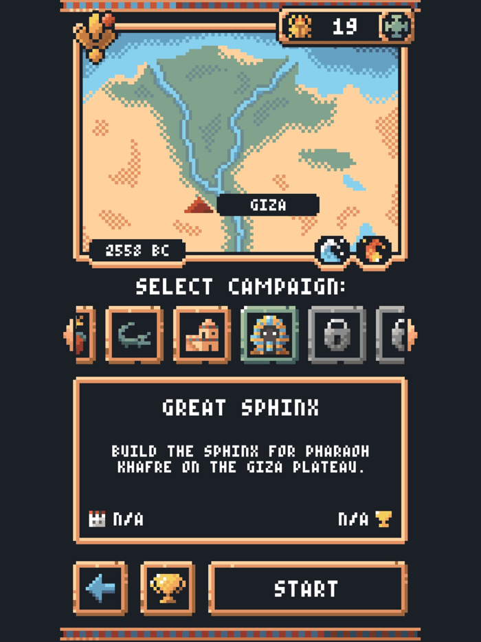 Tiny Pharaoh Pixel Strategy