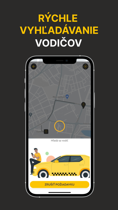 RYDE: Taxi aplikácia Screenshot