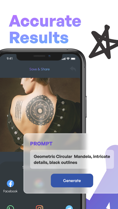 AI Tattoo Generator & Design Screenshot