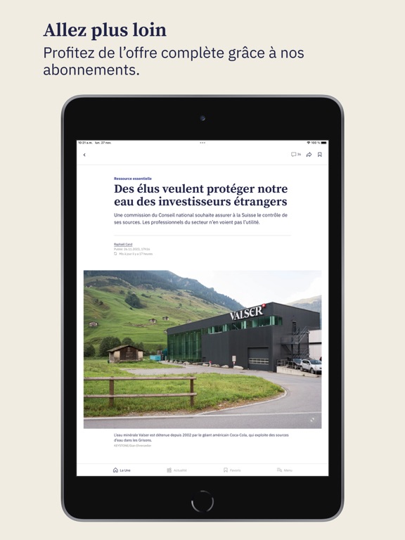 Screenshot #6 pour Tribune de Genève - Tablette