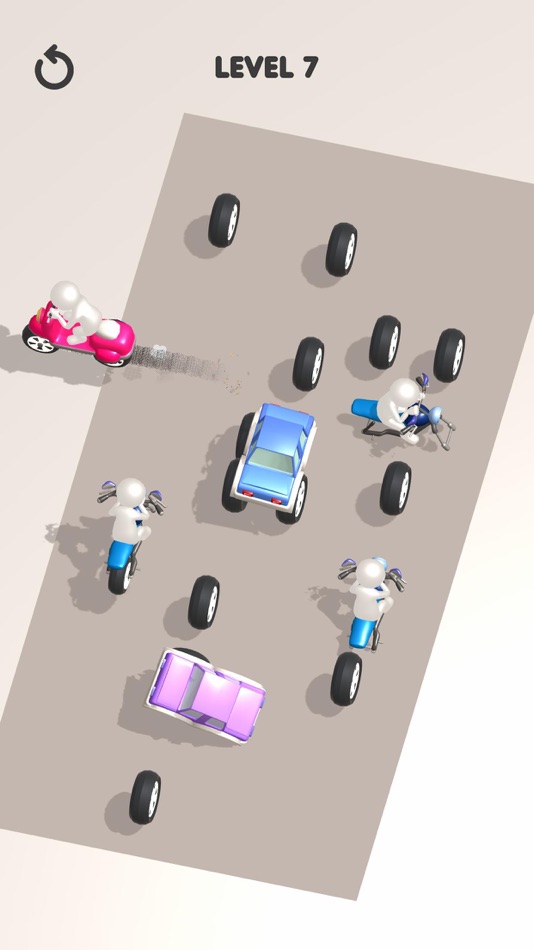 #6. Wheel Rush 3D! (iOS) بواسطة: Virtual Projects Oyun Yazilim Ve Teknoloji
