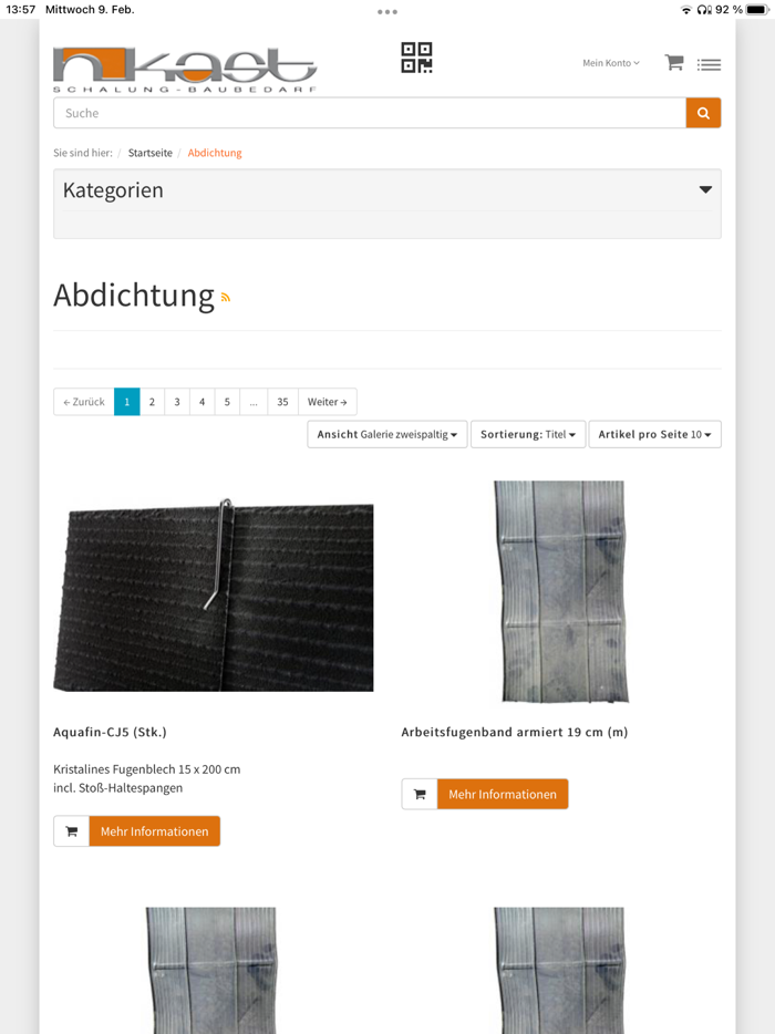 Kast-Webshop