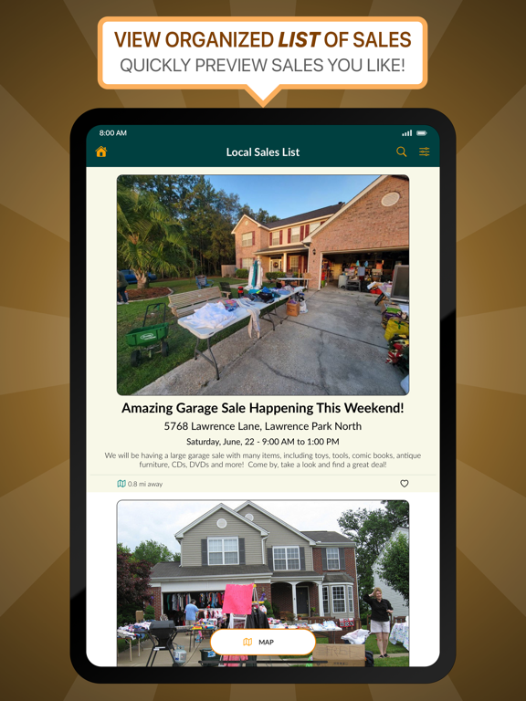 Screenshot #6 pour Meizer Garage Sales