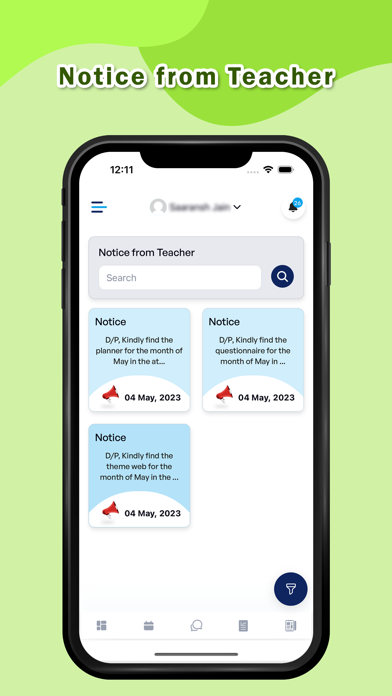 The Kinder Castle Student App Screenshot