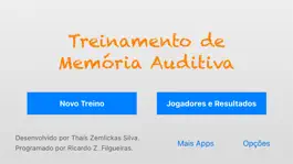 Game screenshot Treinamento Memória Auditiva mod apk