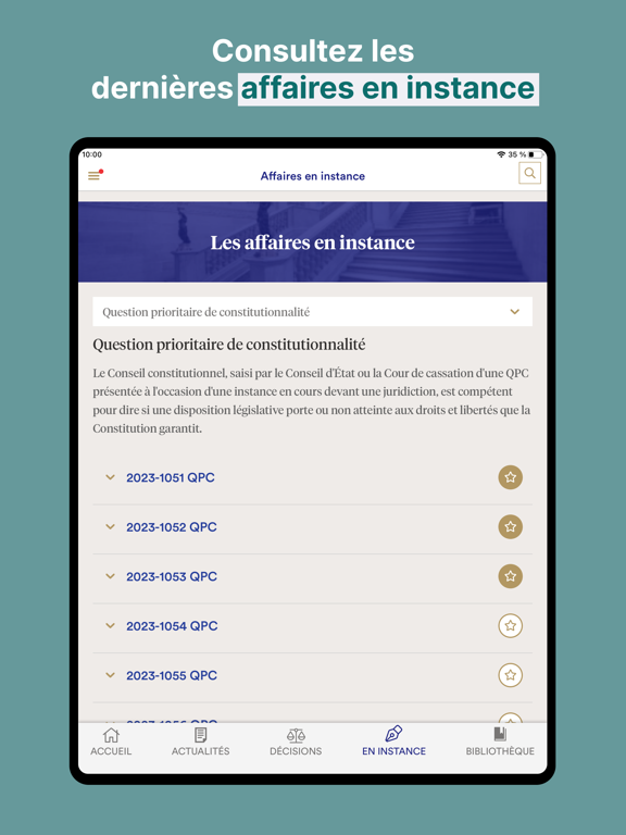 Screenshot #5 pour Conseil constitutionnel