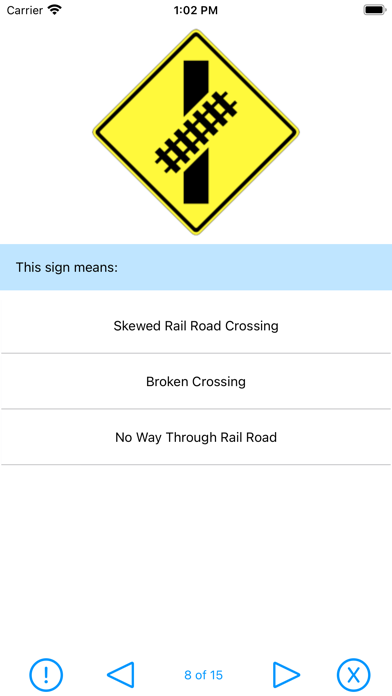Motorcycle Permit Test Lite Screenshot