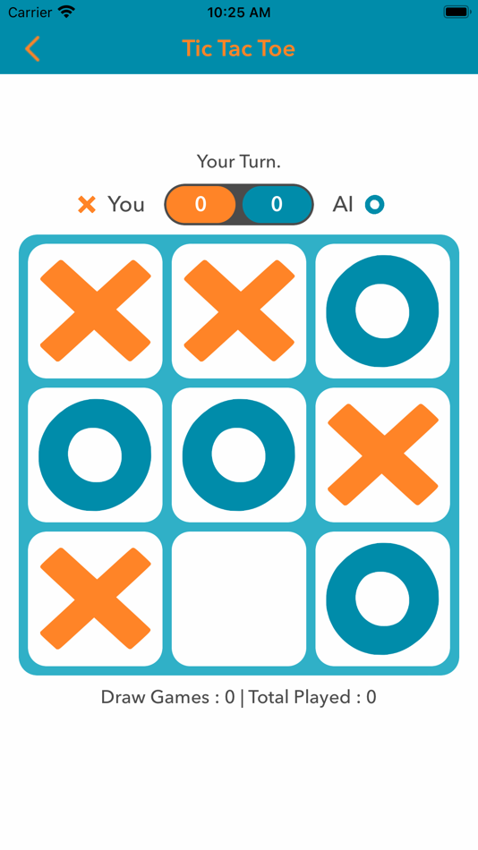 #2. Tic Tac Toe - Emoji XO (iOS) By: Sumita Hirpara