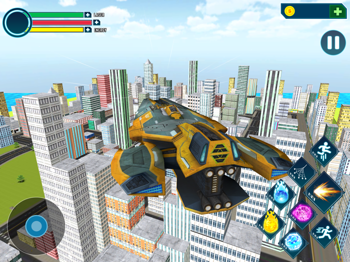 Amazing Flying Rope Hero 3D