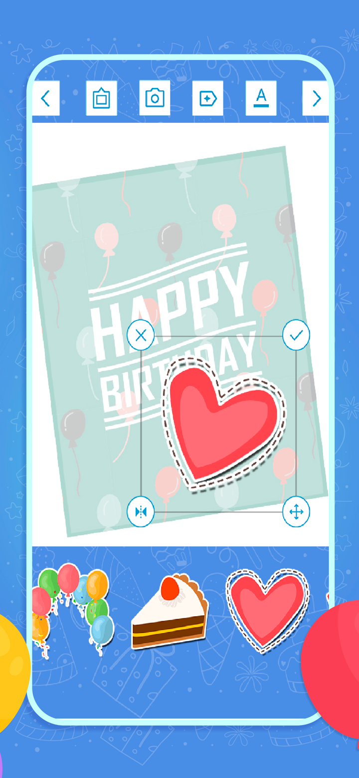Feliz Cumpleaños – Foto Editor screenshot 4