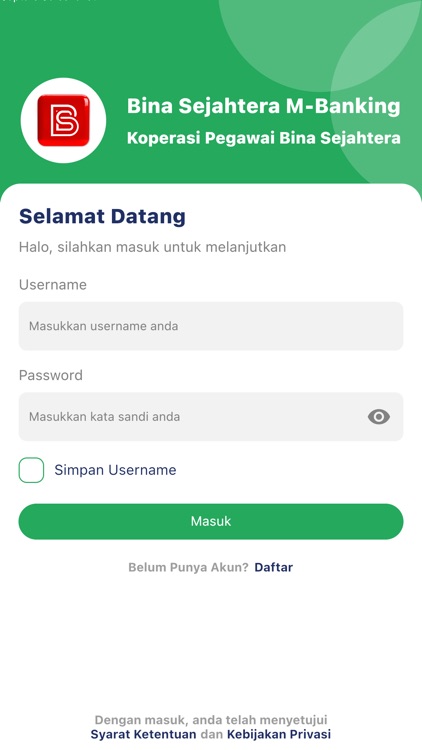 Bina Sejahtera M-Banking