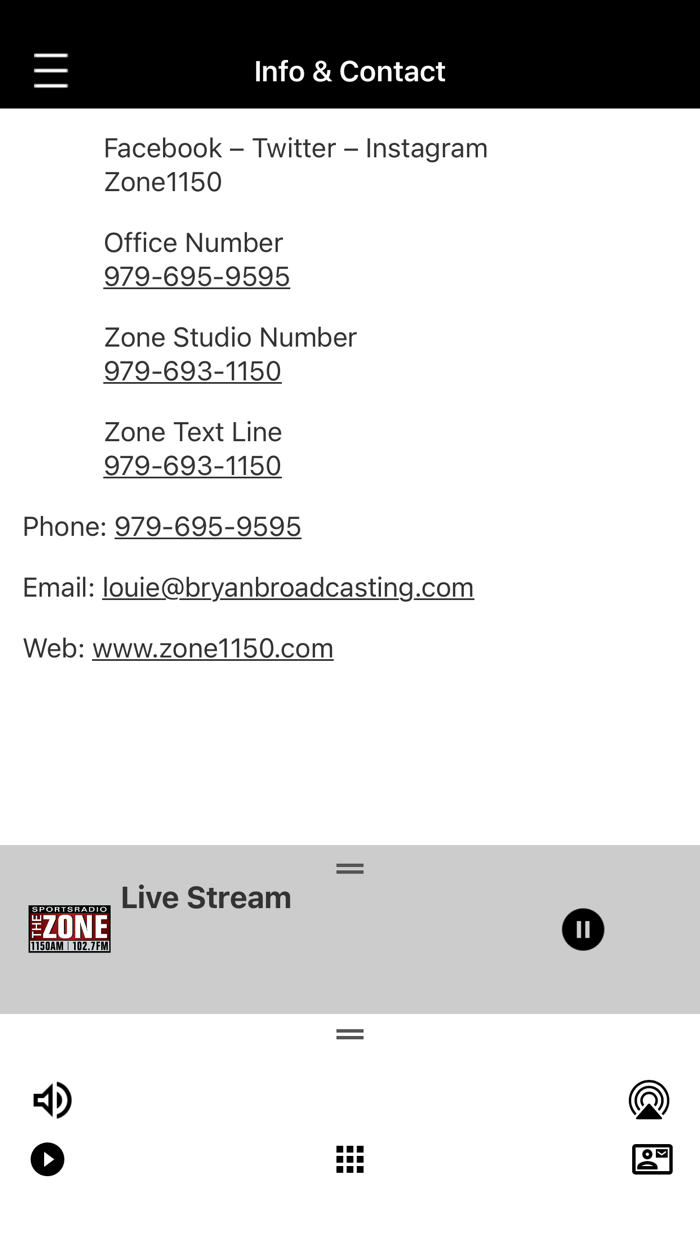The Zone - SportsRadio 1150