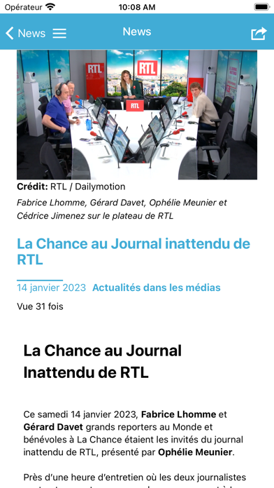 La Chance Réseau Pro Screenshot