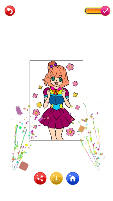 Anime Manga Paint by Number Screenshot