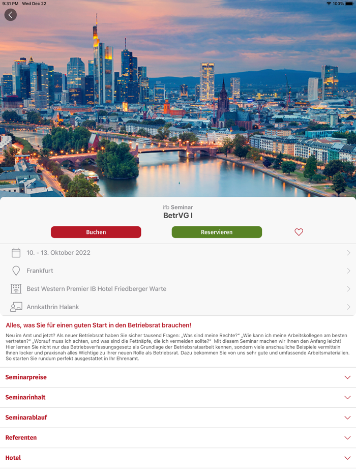 Betriebsrat Seminare – ifb