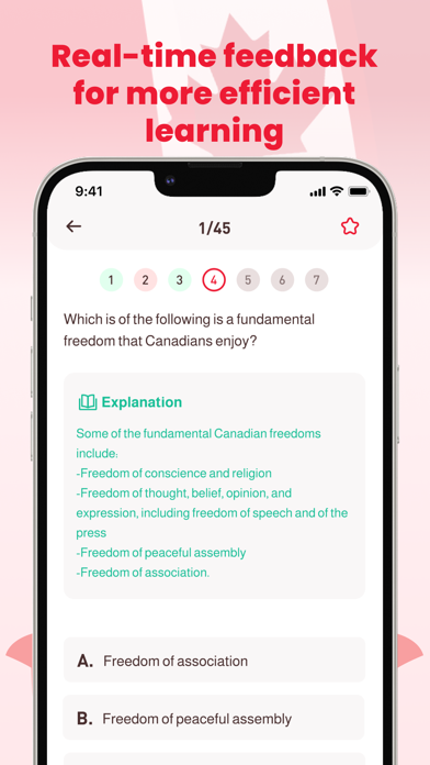 Canadian citizenship test 2024 Screenshot