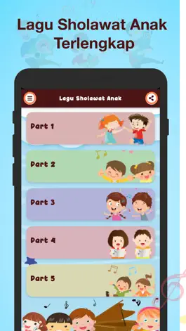 Game screenshot Lagu Sholawat Anak Terlengkap mod apk