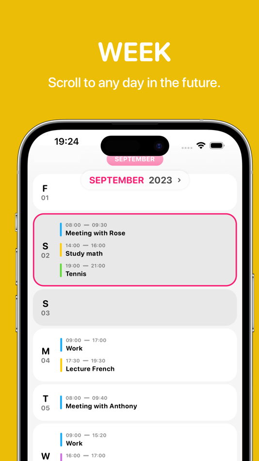 #2. Schedule! (iOS) 由: Anthony Smet
