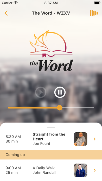 The Word - WZXV Screenshot
