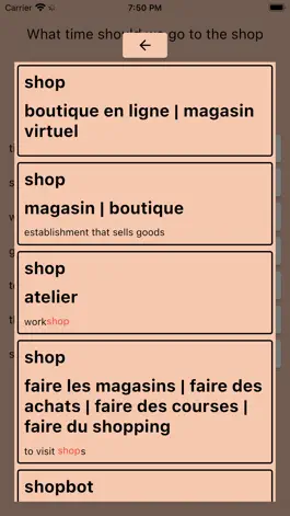 Game screenshot AI French Dictionary hack