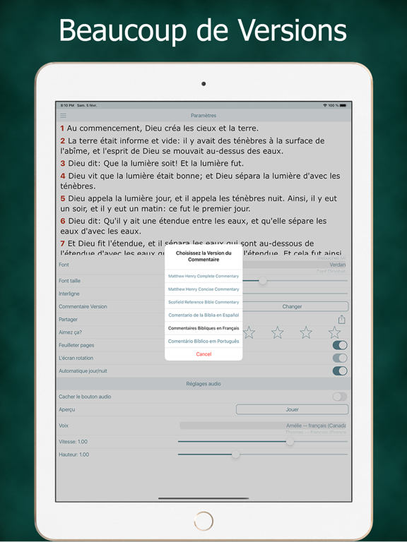 Screenshot #5 pour Commentaires Bibliques + Bible